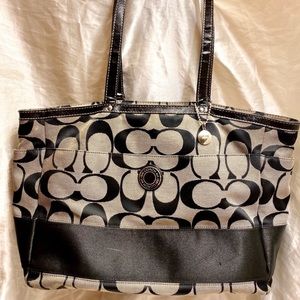 Coach XL tote/diaper bag